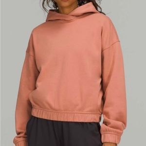 LuLuLemon relaxed cropped hoodie and joggers. Size 12 both! Savannah Pink color